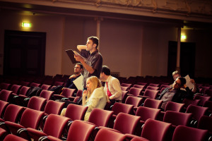 At the first workshop of Relish in Immature Bombast, 24 May 2012, Auckland Town Hall. Photo by Oliver Rosser.